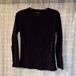 Vintage Liz Claiborne Eggplant Plum Long Sleeve Top